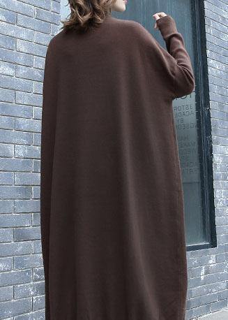 For Work chocolate Sweater dress outfit plus size two ways to wear Funny fall knit top